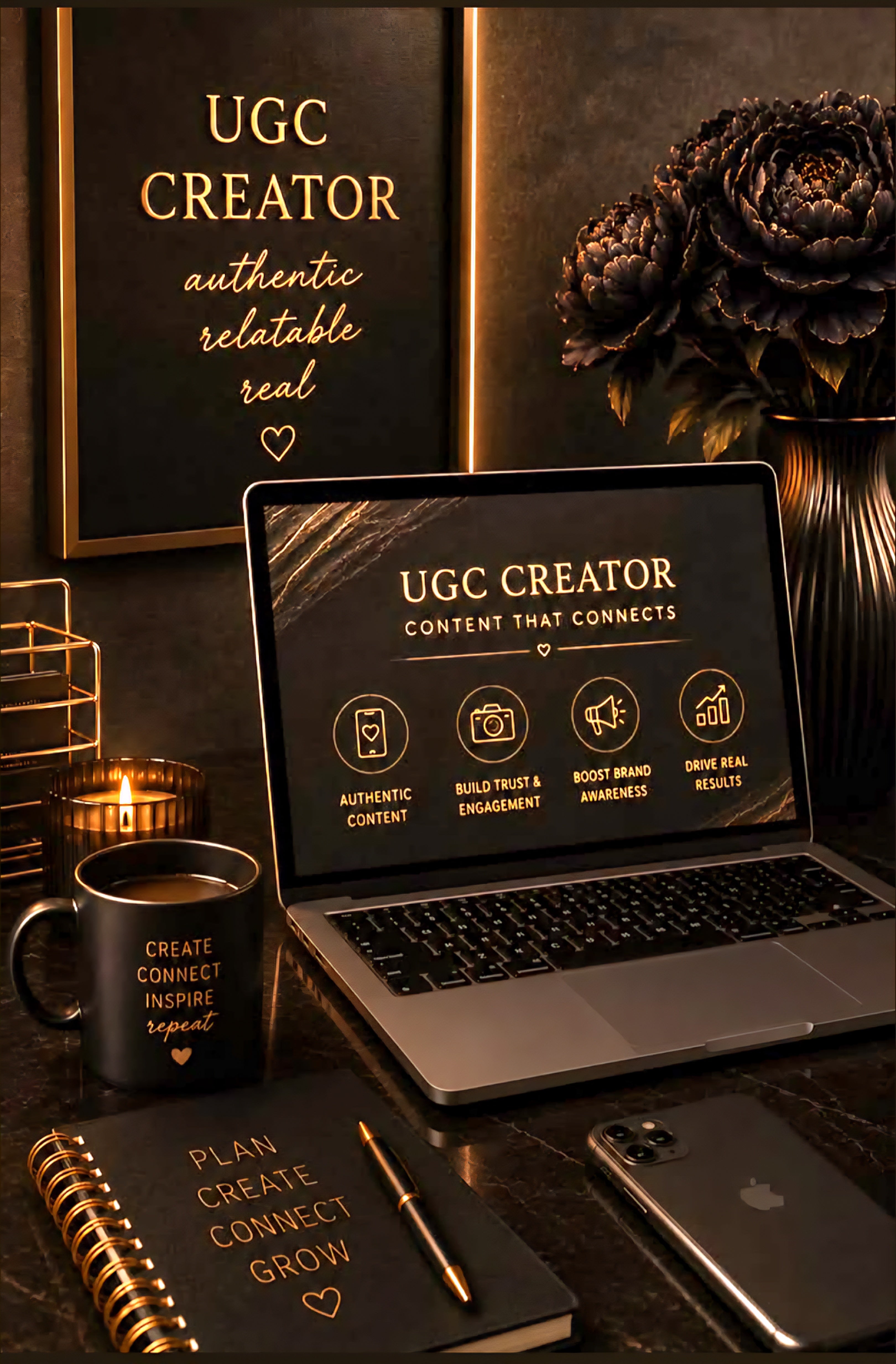 Formation UGC avec portfolio prêt à l'emploi pour travailler avec des marques